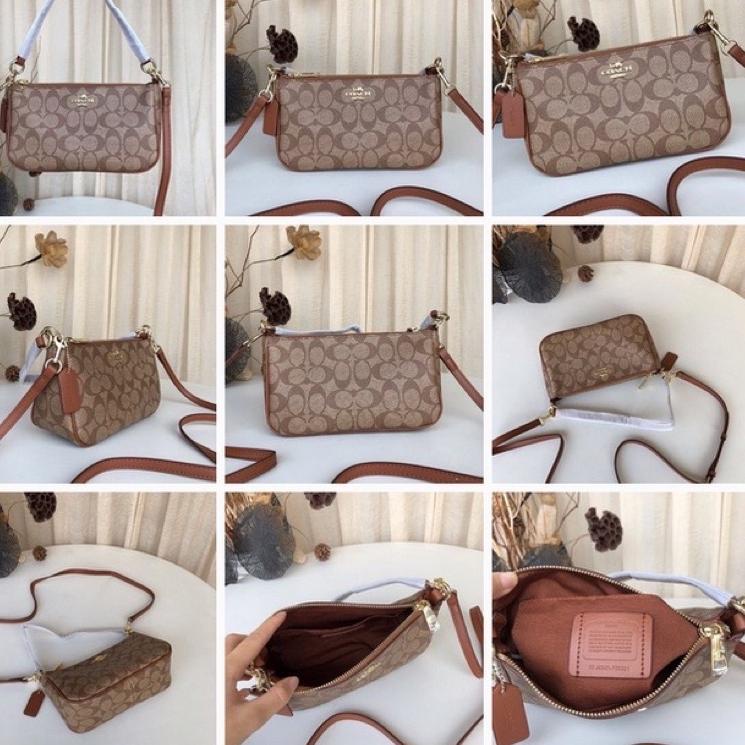 [KODE 01] 36674  tas Coach bag original Bahan Kanvas Wanita Tas Bahu Tas Messenger tas wanita tas wa