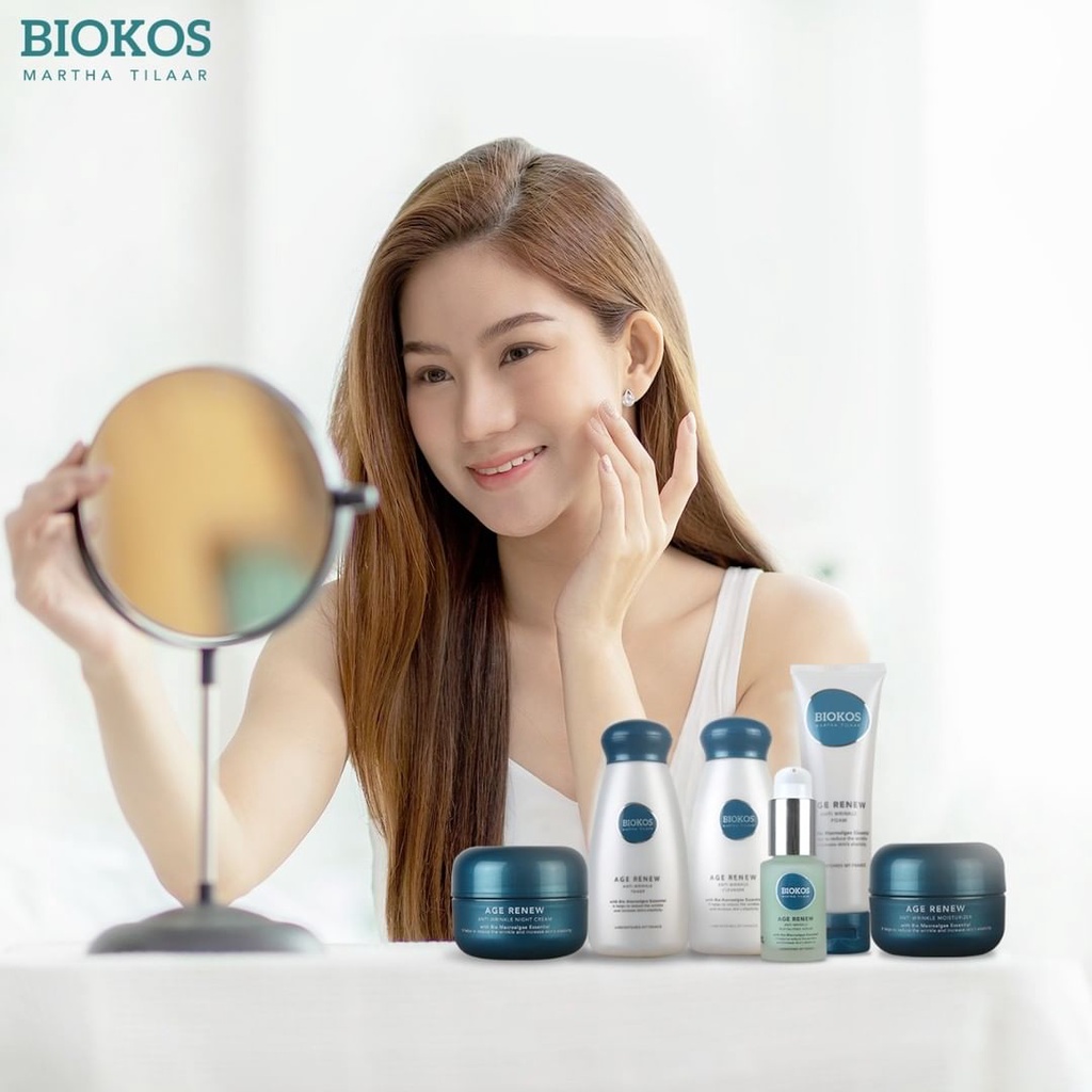 ★ BB ★ Biokos Age Renew Anti Wrinkle SERIES | Toner - Cleanser - Day Cream SPF20 - Night Cream