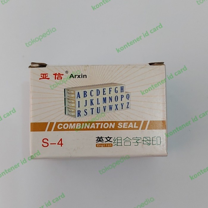 

Jualan S4 Stempel Huruf Rakitan Berkualitas