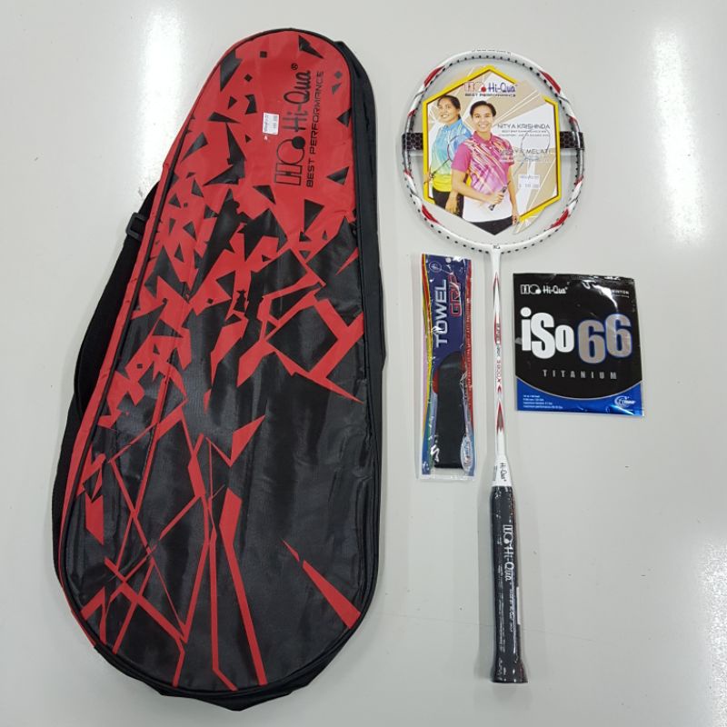 Raket racket reket badminton bulutangkis hiqua hi qua hi-qua supermax s800x original