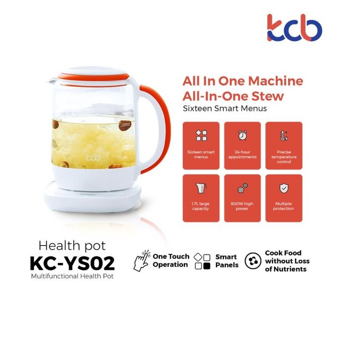 Sale KCB Smart Digital Glass Kettle KC-YS02 /PERALATAN MASAK SET/PANCI PRESTO/PANCI SET/WAJAN ANTI L