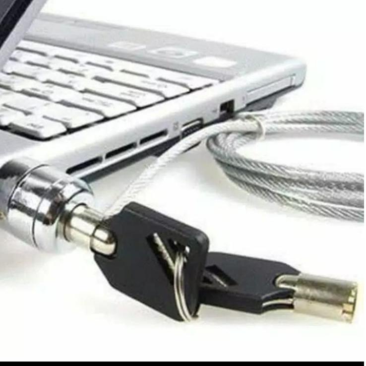 Super Gembira Kensington Lock Pengaman Laptop Proyektor Key Security Lock Kunci