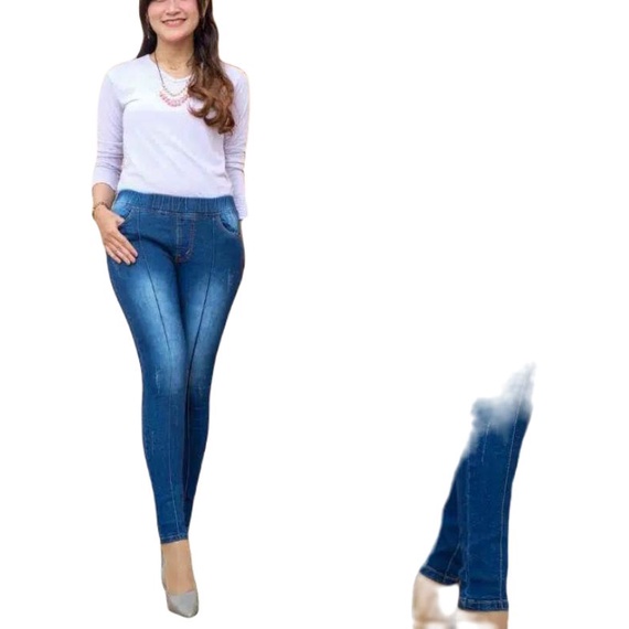 Celana Wanita Seon Jeans Skinny Jegging Murah