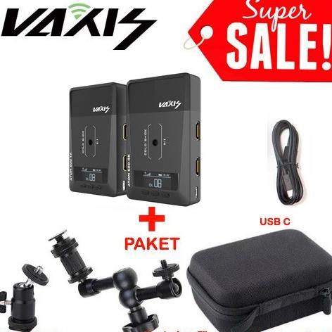 [ Promo ] Vaxis Atom 500 Hdmi Wireless Hd Transmission Paket (No Box) - Drone Kamera Dan Aksesoris