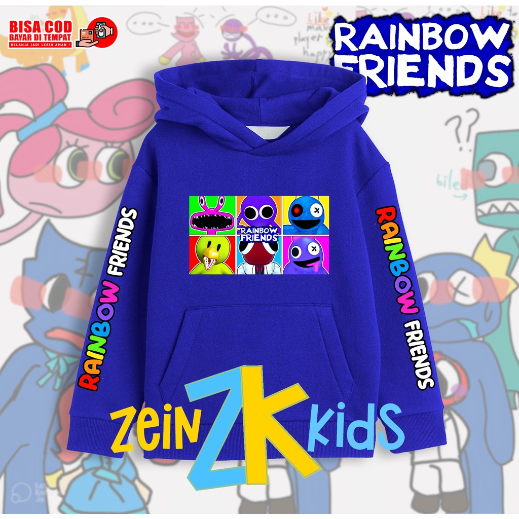 Hoodie Anak RAINBOW FRIENDS ROBLOX / Sweater Anak ROBLOX RAINBOW FRIENDS