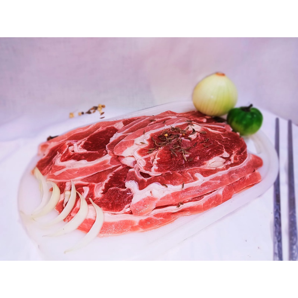 

DAGING SAPI IMPOR SHABU SLICE 250GR I ISTANA DAGING BERKAH