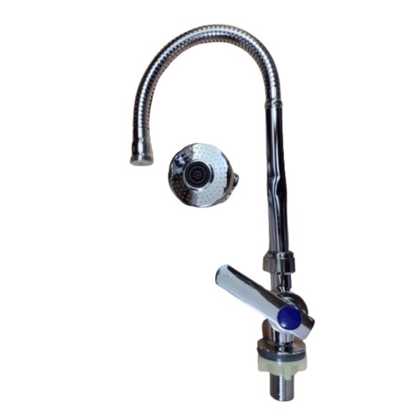 KRAN ANGSA DUDUK FLEKSIBEL KEPALA BESAR ENGKOL/KERAN BAK CUCI PIRING/KRAN KERAN AIR WASHTAFEL/KRAN AIR BAK CUCI PIRING/KERAN WASHTAFEL BERKUALITAS