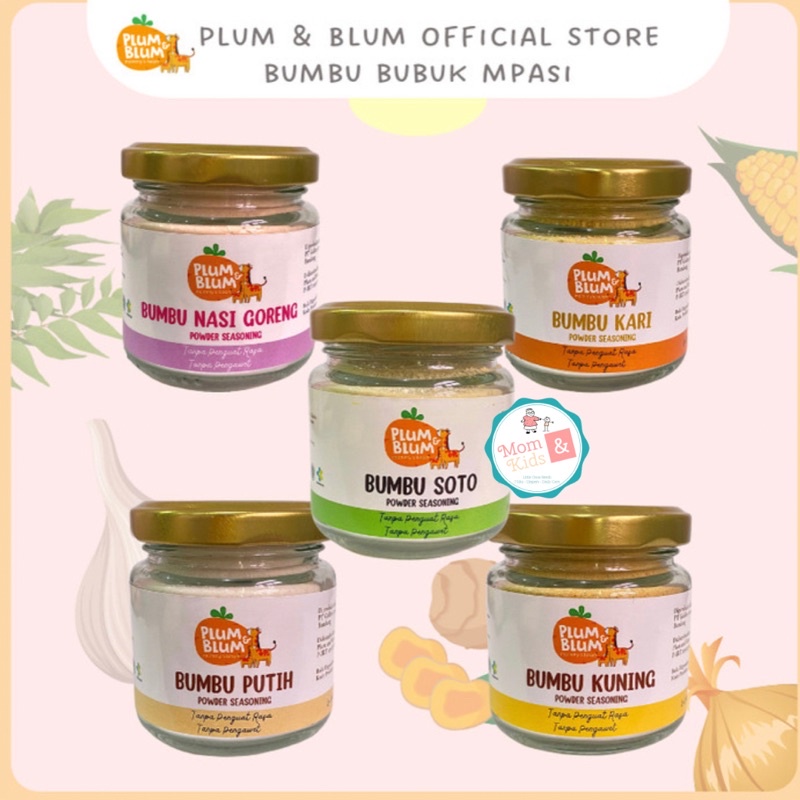 Plum &amp; Blum Bumbu Masak MPASI Non MSG 50gr | Bumbu Soto Powder Bayi