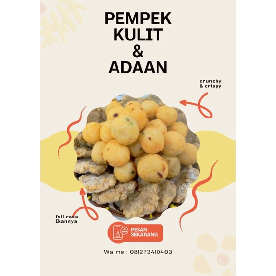 

PEMPEK IKAN PALEMBANG ADAAN ISI 10PCS