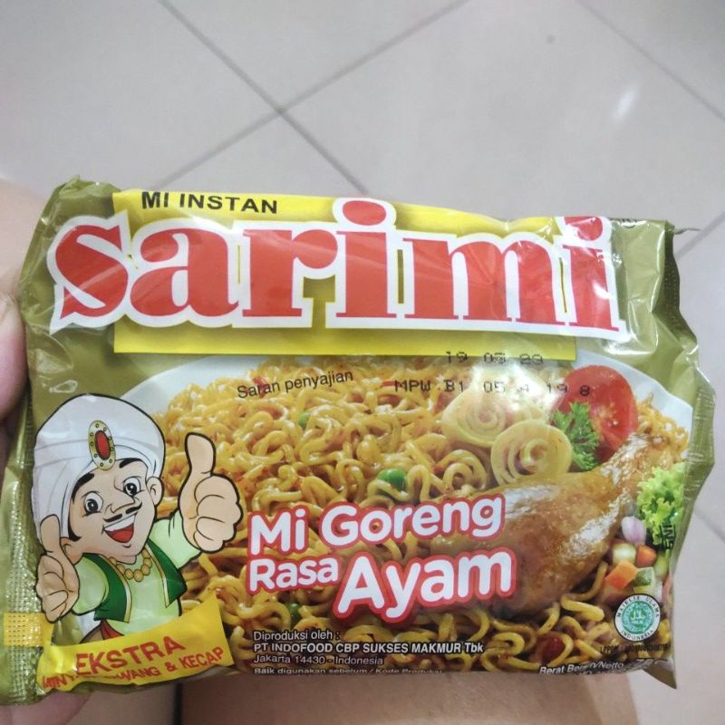 

sarimi goreng rasa ayam 75gram