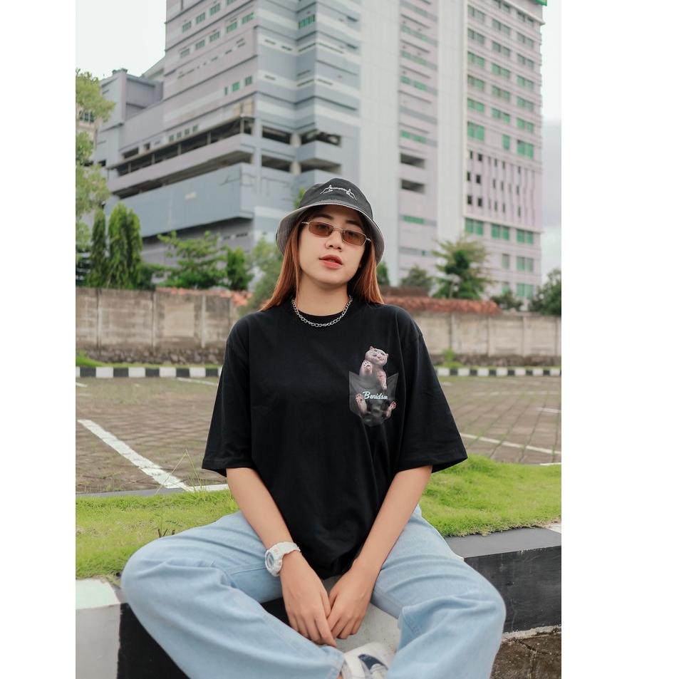 "AJA.18Oc22g" BENIDSON Oversized Tshirt Cat Pocket