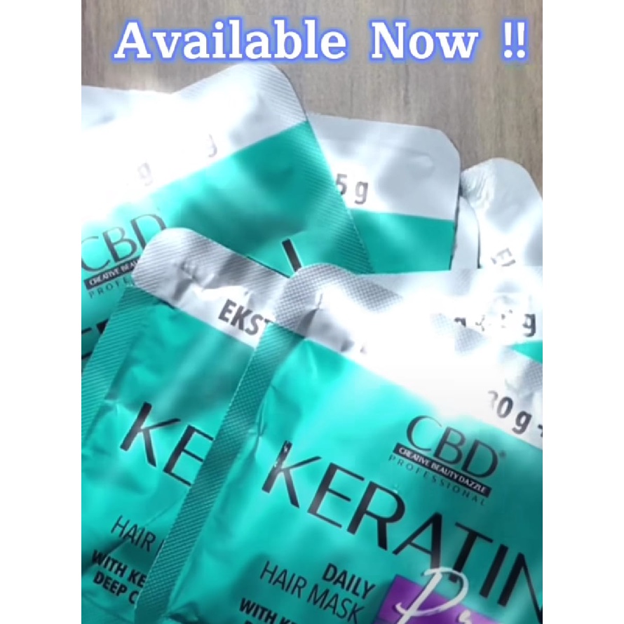 CBD KERATIN HAIRMASK SACHET  35 Gr