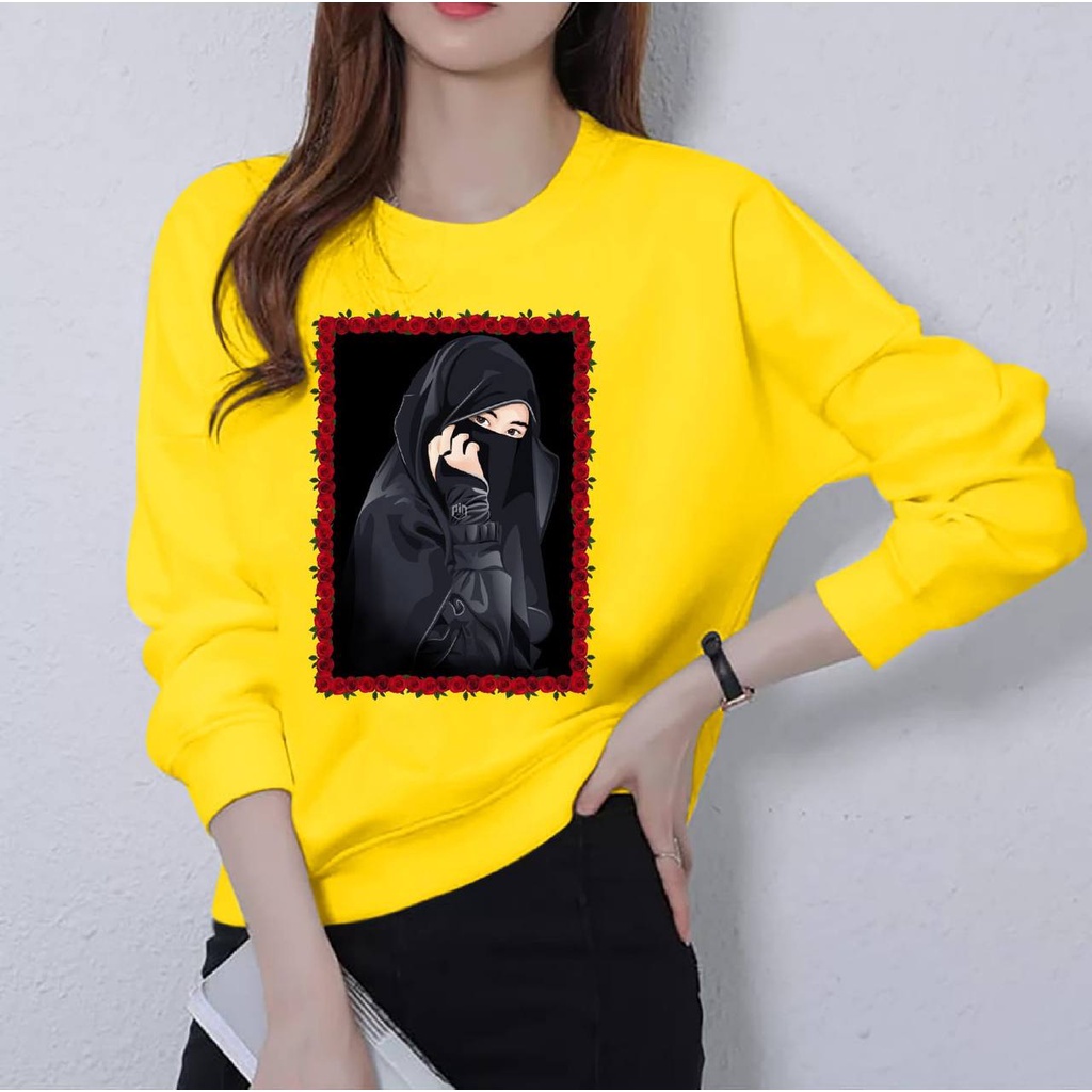 KIYOREN BAJU WANITA DEWASA LENGAN PANJANG ATASAN MUSLIM WANITA LENGAN PANJANG