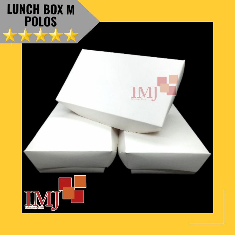 PAPER LUNCH BOX M POLOS Paper lunch box M