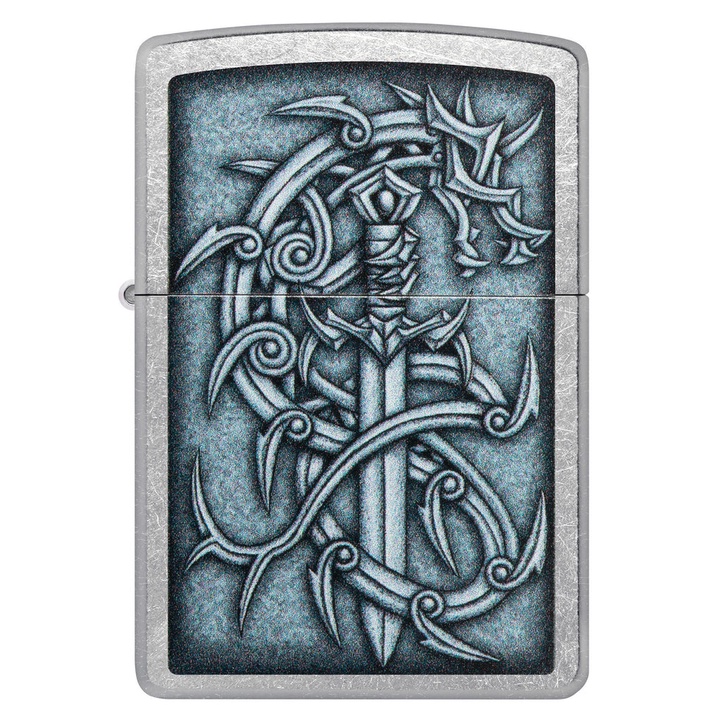 Original Zippo 48365 Medieval Mythological Design