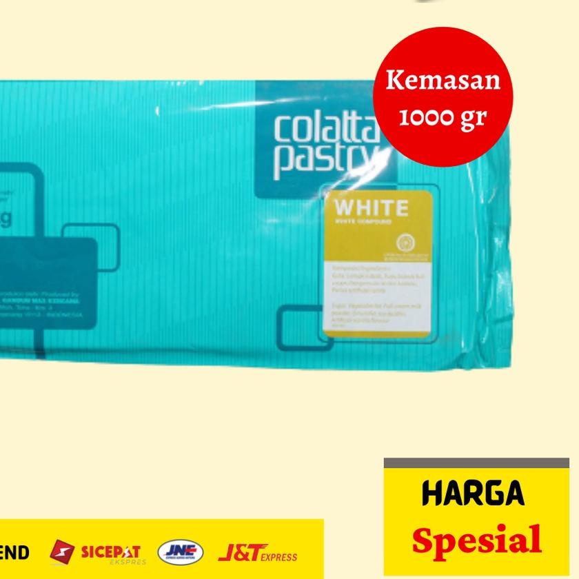 

COD✔️[1kg] Colatta Pastry White - Coklat Batang|KD7
