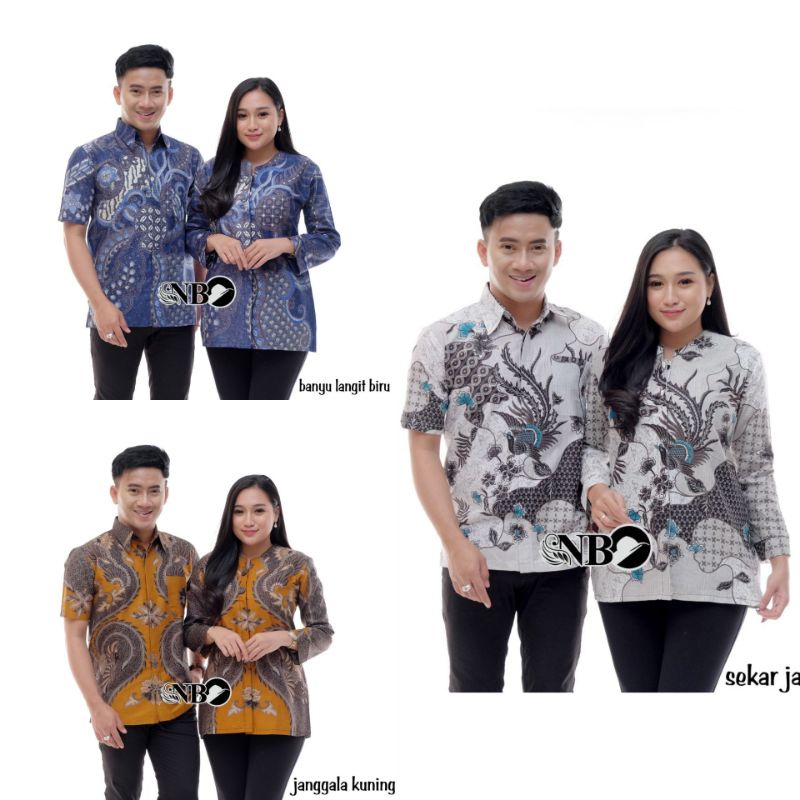 COUPLE ATASAN BATIK ,BLUS BATIK kemeja batik