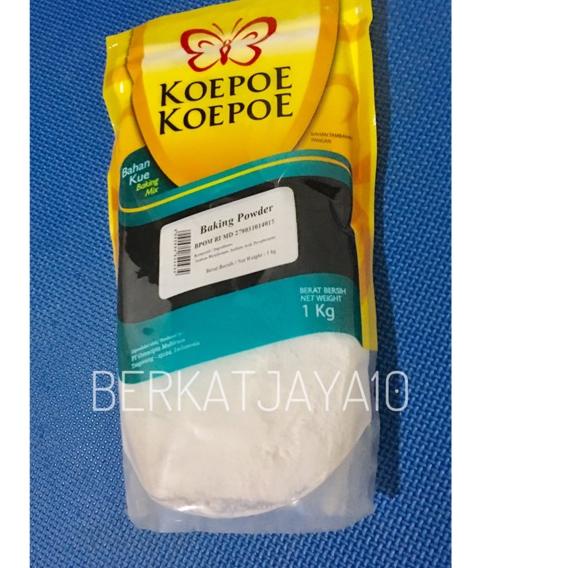 

9.9 Terlaris Baking Powder 1kg Koepoe koepoe merk Kupu Kupu !