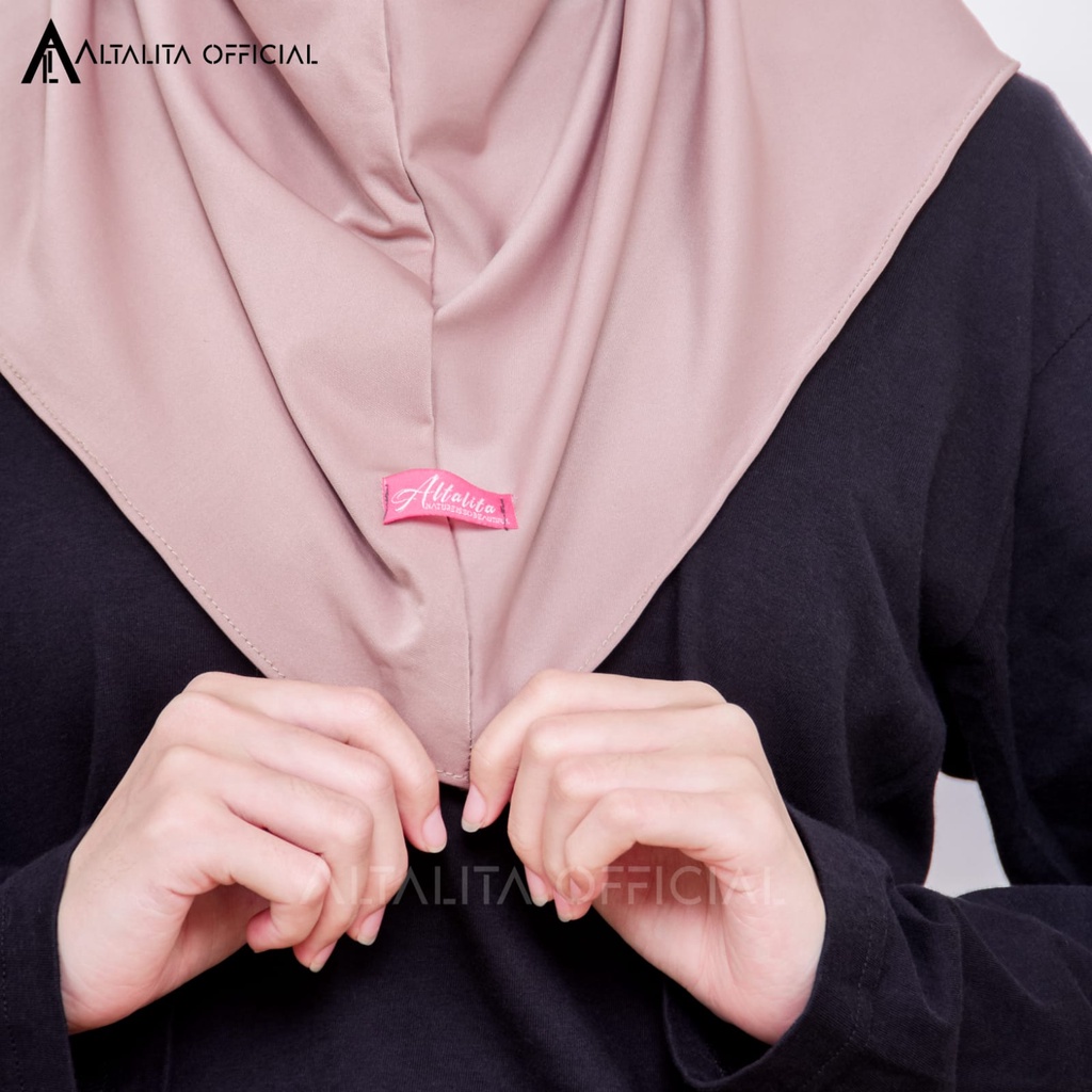 Altalita - Jilbab Sporty Instan pet Bahan Jersey Premium Polos Cocok Untuk Sekolah Olahraga dan Sehari-Hari