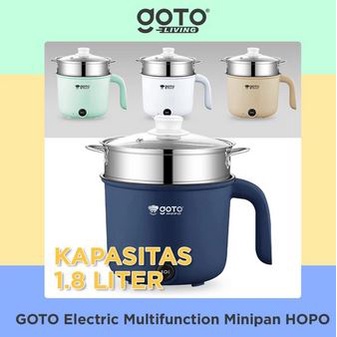Goto Hopo Electric Frypan Panci Listrik Portable Fry Pan