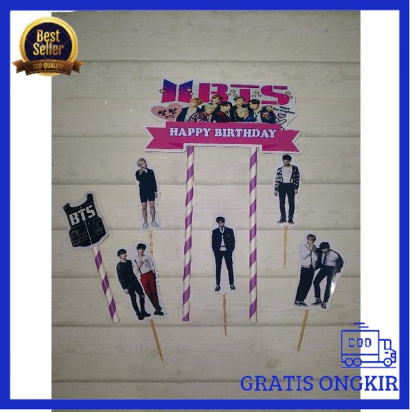 

[Bisa COD] TOPPER STIK KERTAS BTS -Terlengkap-Termurah-Berkualitas