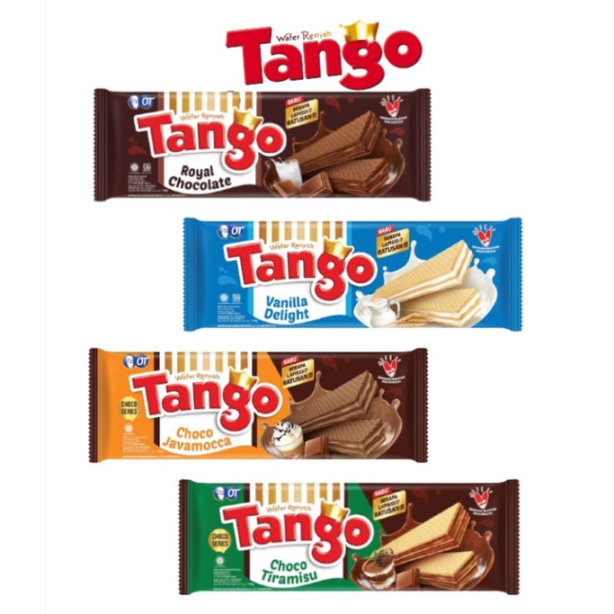 

Tango Wafer Coklat, Susu Vanilla Delight, Choco Tiramisu dan Javamocca