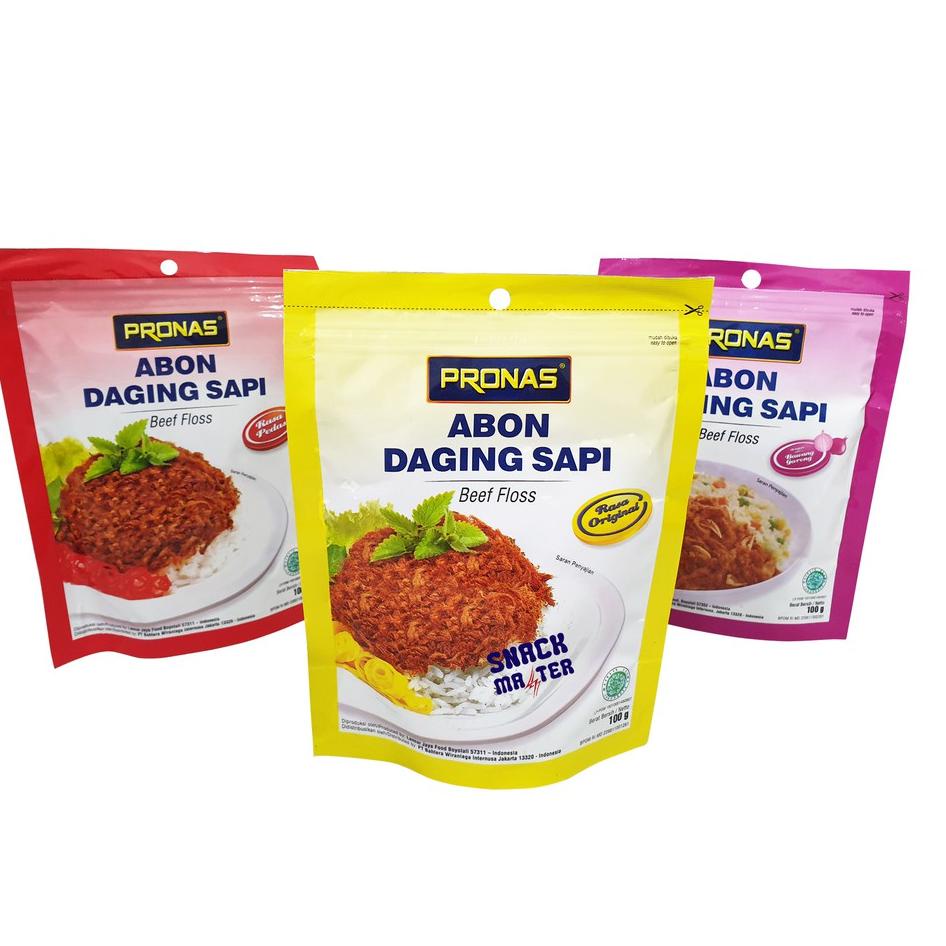 

SuperSale--Pronas Abon Daging Sapi - Netto 100 gr