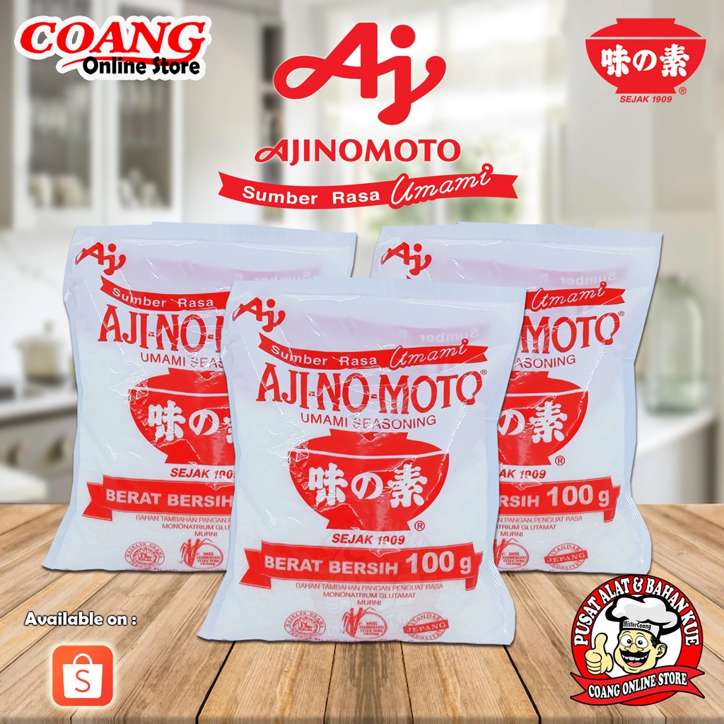 

Ajinomoto Vetsin 100 gr - vitsin - Toko coang - coang makassar