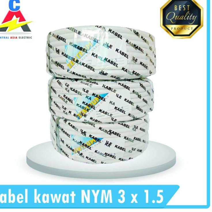 Dapatkan Hari Ini Kabel Listrik Kawat NYM 3 x 1.5 (50 Meter)