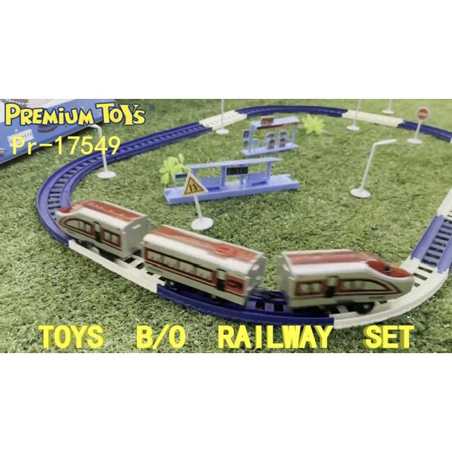 Kereta Api Mainan Railway Kereta Api Track Set Shinkansen Kereta Cepat - Isi 39 Pcs