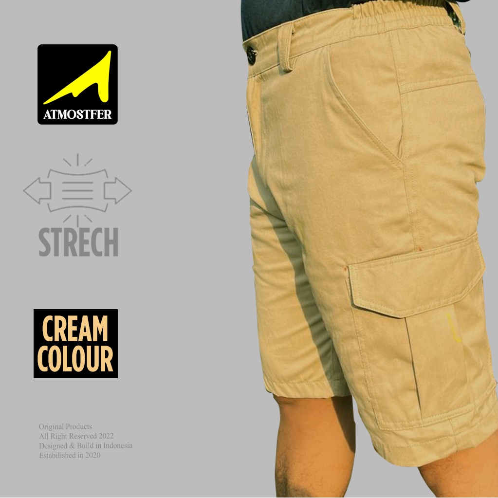 Celana Pendek Pria Cargo Chinos Premium {COD} Shortpants Pria Dewasa