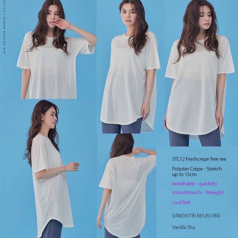 Stl Fresh Crape atau Kaos Olahraga Wanita