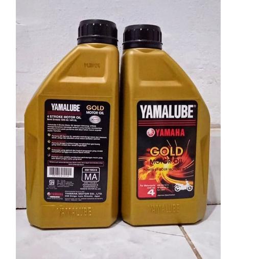 Paling Murah Oli Yamalube Gold 800 ml.. semi sintetis 10 W - 40 / api SL top