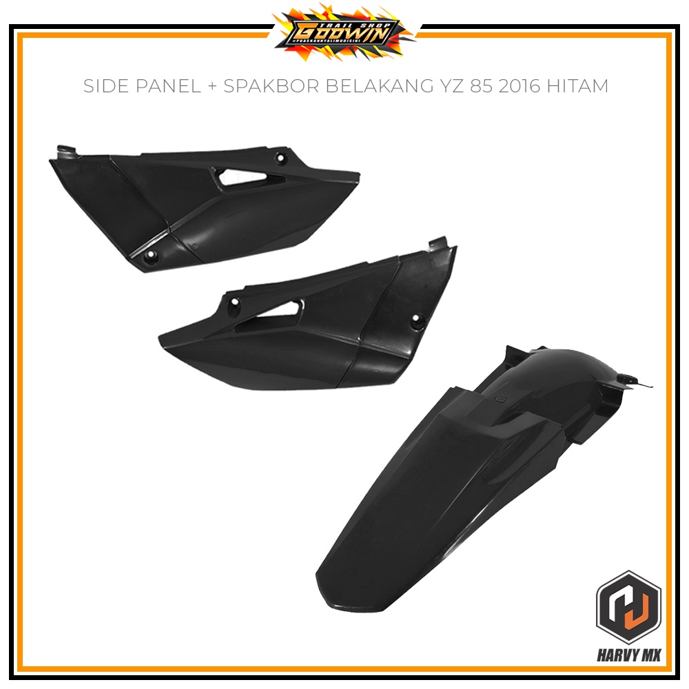 Paket Slebor Spakbor Belakang Cover Body Side Panel Tepong Belakang YZ 85 2016 Terbaru