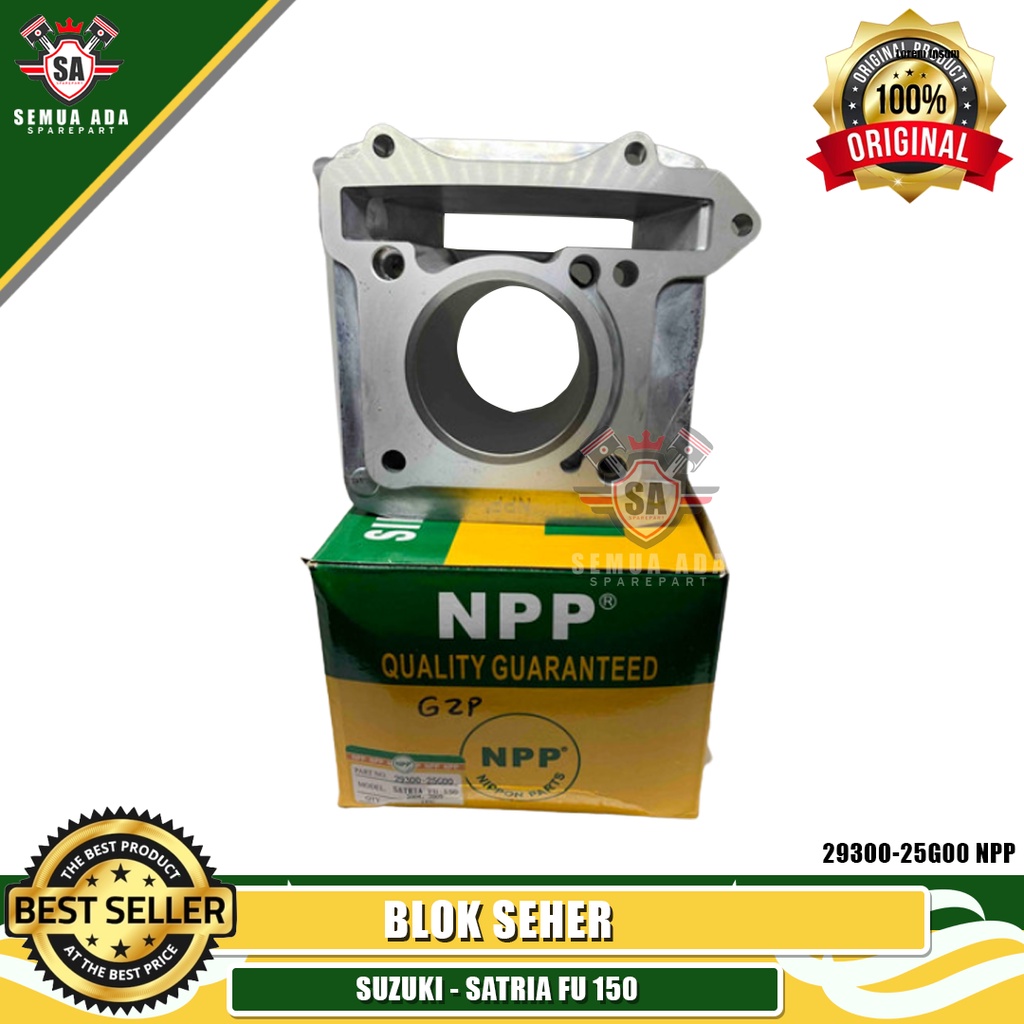 BLOK SEHER - SILINDER BLOK NPP CYLINDER BLOK SATRIA FU 150 ORIGINAL NPP