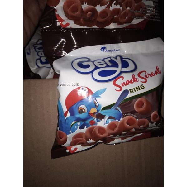 

gery snack sereal ring rasa coklat