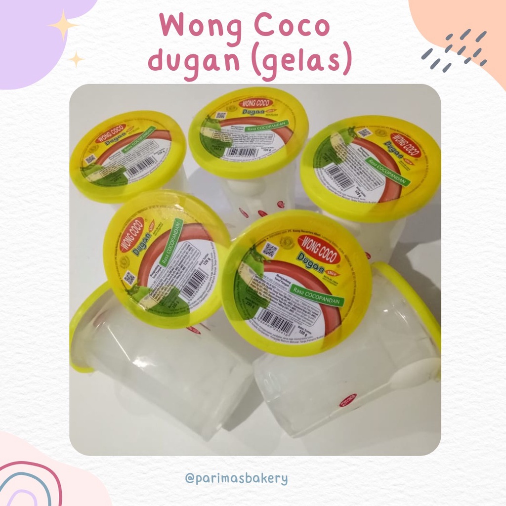 

WONG COCO NATA DE COCO DUGAN CUP GELAS 120 gram