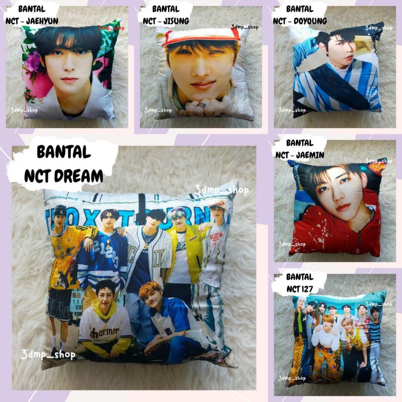 Bantal NCT Jaehyun Jaemin Haechan Taeyong Jeno Mark Jisung kpop