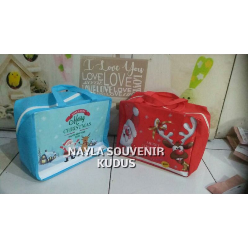 

tas souvenir natal model resleting custom nama gereja