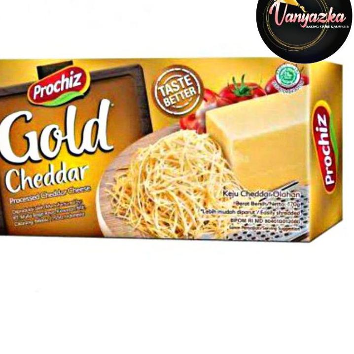 

TRCC7o2N--Keju/Cheese Cheddar Prochiz Gold 160gr