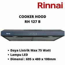 Cooker Hood Rinnai 70 cm dan 60 Cm / Penghisap Asap Rinnai RH-126B Dan RH-127B