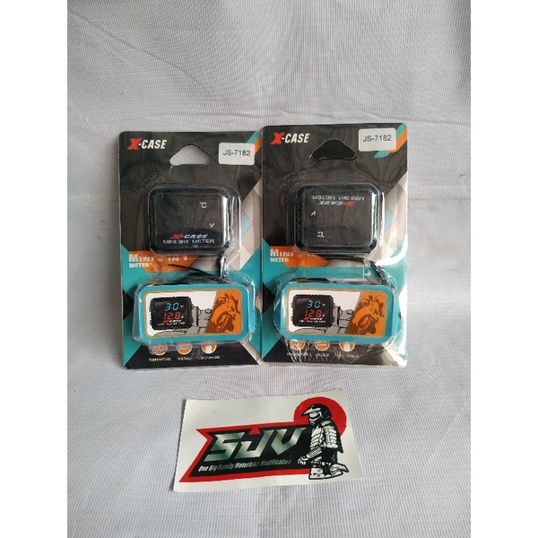 VOLTMETER MINI 3 IN1 MODEL KOSO + CHARGE USB TERMURAH