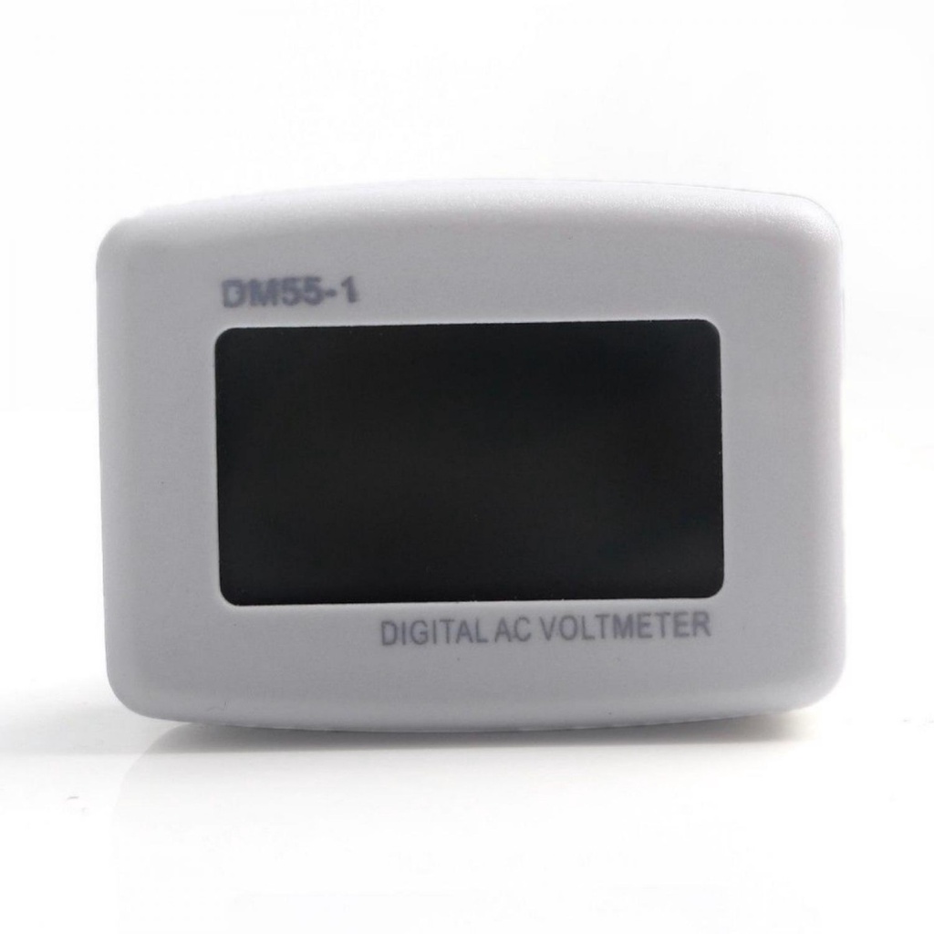 Voltmeter Digital AC EU Plug 110-300V Alat Pengukur Listrik