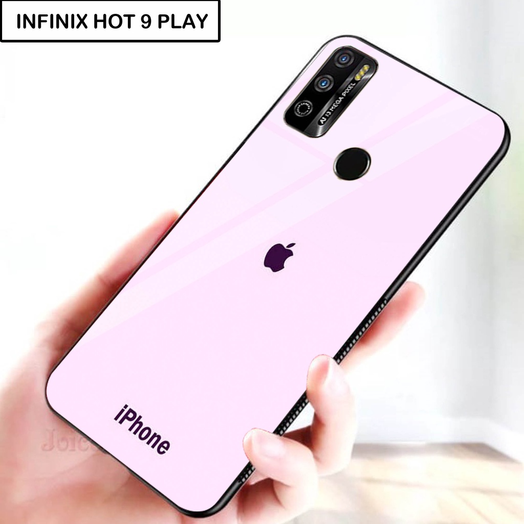 Softcase Kaca For INFINIX HOT 9 PLAY - Case Handphone INFINIX HOT 9 PLAY [T40].