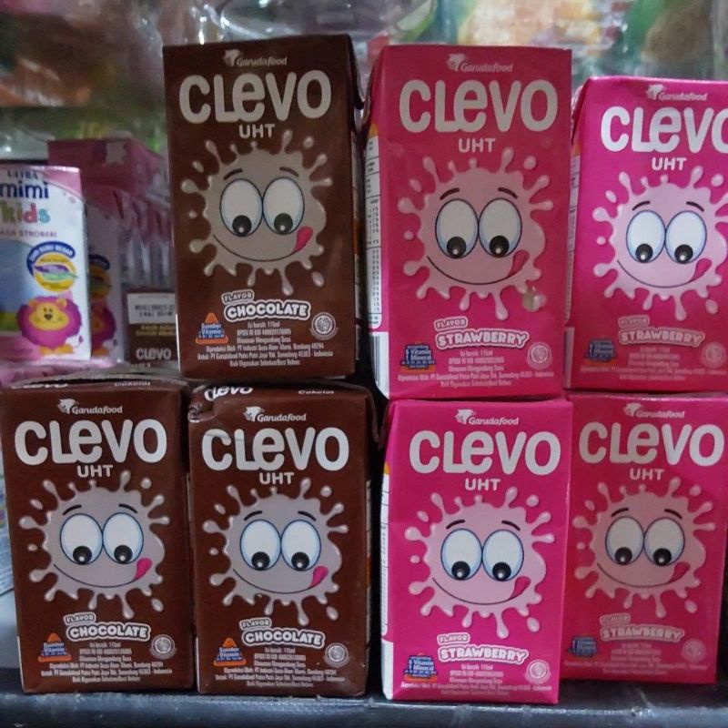 Clevo Susu UHT 115 ml All Varian isi 5