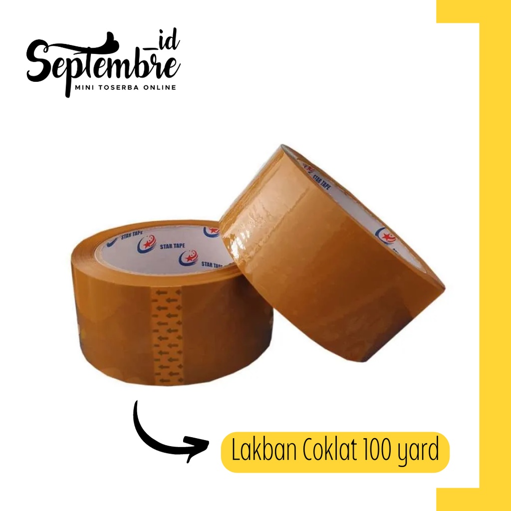 

Lakban Coklat 100 Yard Solasi Coklat Isolasi Coklat Lakban Packing Selotip Coklat