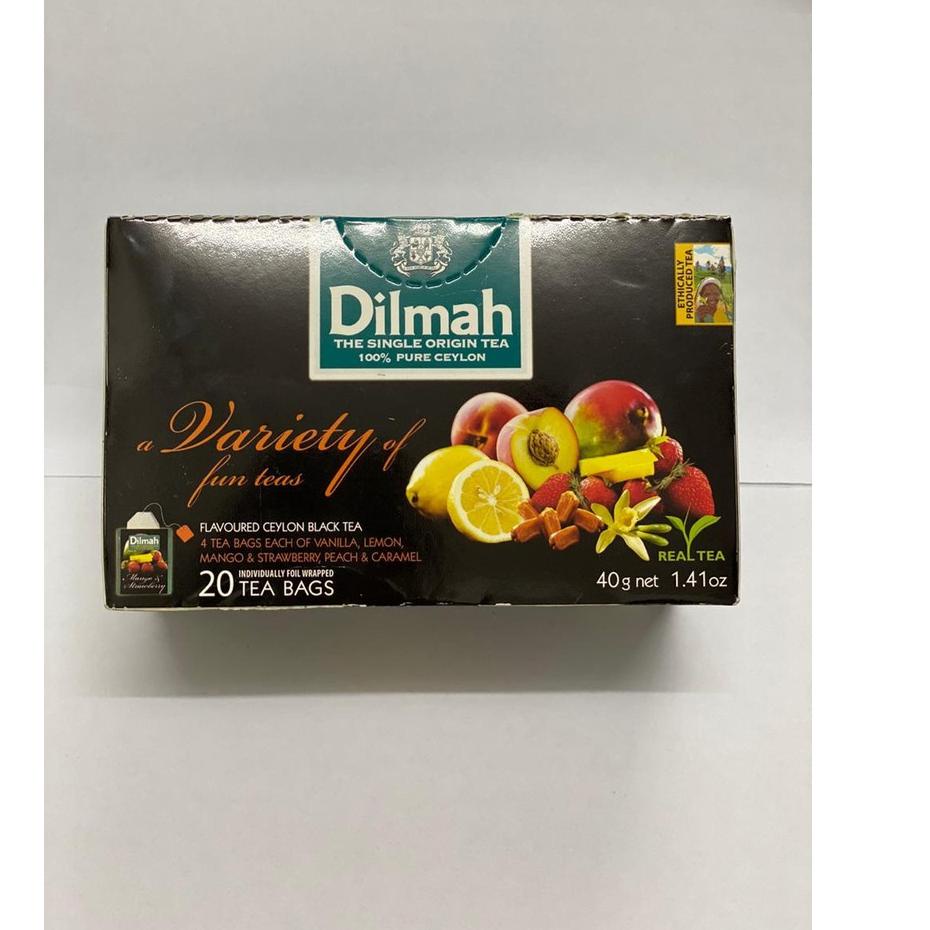 

Original DILMAH VARIETY OF FUN TEAS 20BAGS 40GRAM gas !!