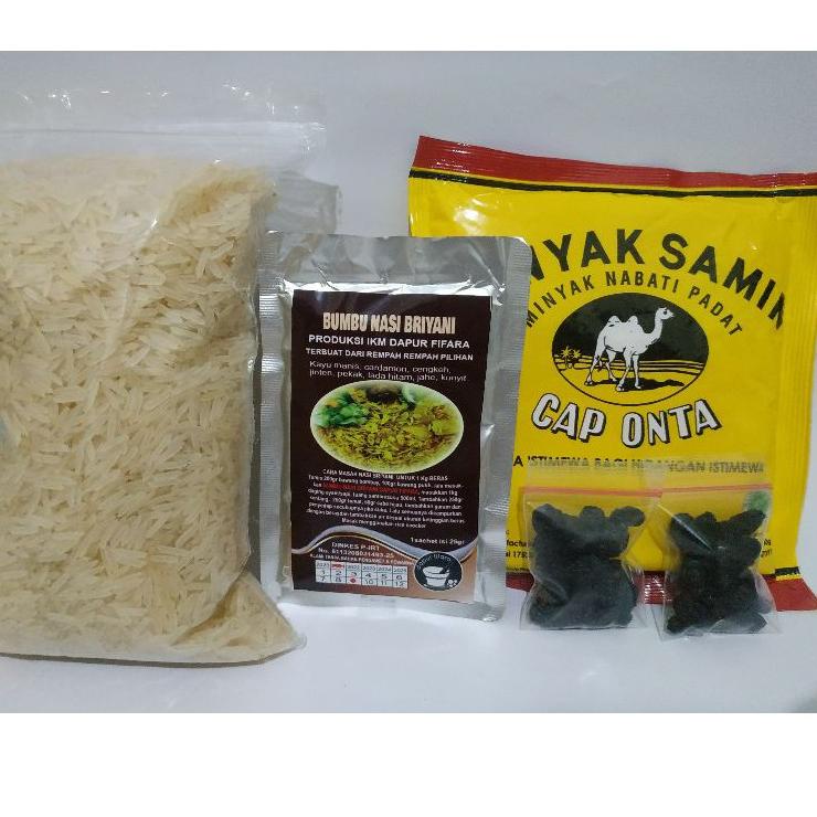 

Good Order--[PROMO]10 porsi nasi kebuli instan include minyak samin kismis bumbu fifara basmati 500 gr