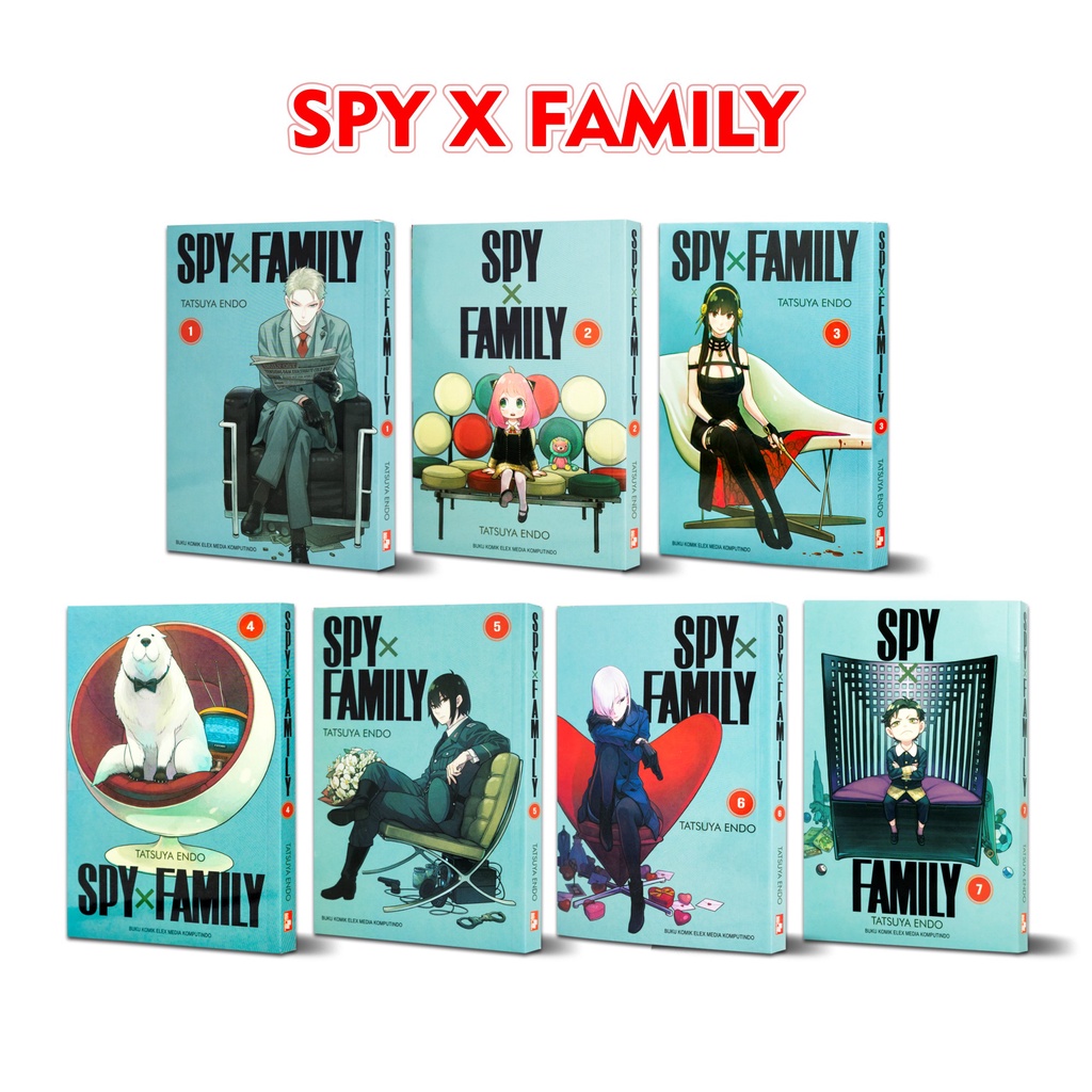 Jual Buku Komik Spy X Family Seri 1 Sampai 6 Karya Tatsuya Endo ...