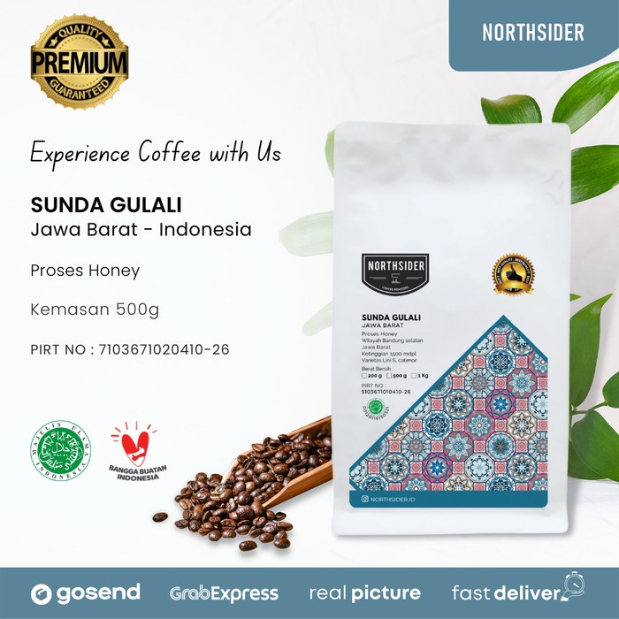 

BIJI KOPI ARABIKA TANEUH SUNDA GULALI HONEY - 500GR NORTHSIDER COFFEE